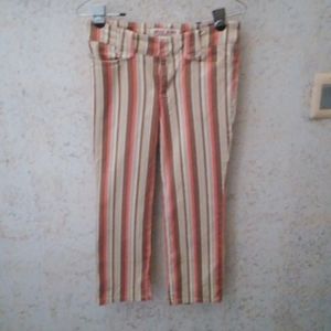 Guess vertical striped pants